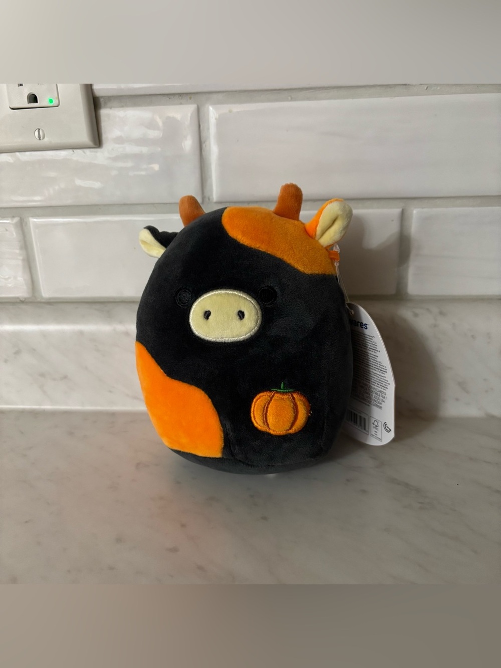 Jefferson the Pumpkin Cow Squishmallow